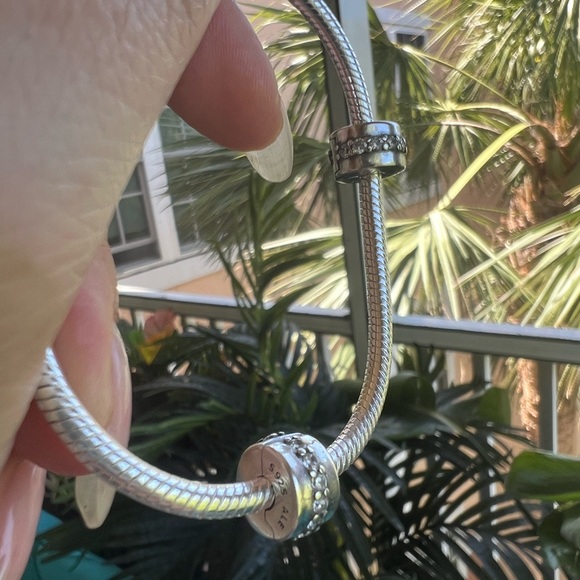 PAIR • Sparkling Spacer Clip Charms - Picture 4 of 13